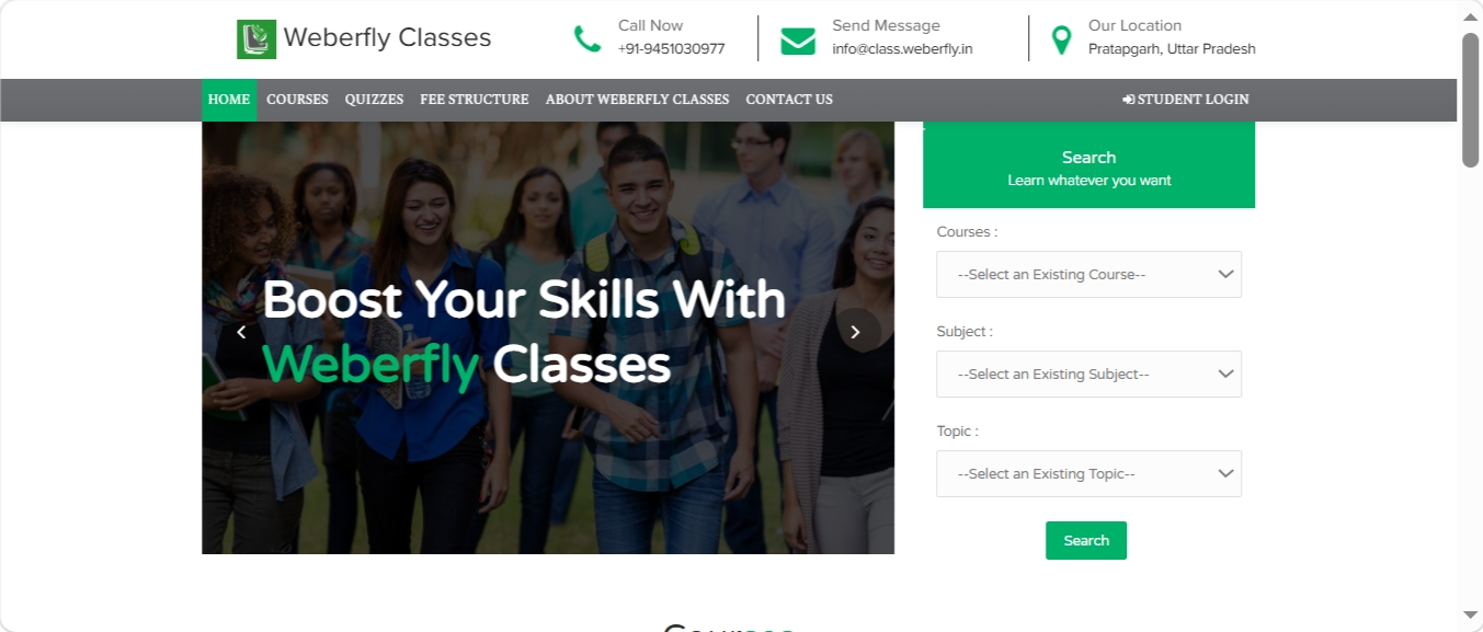 Weberfly Classes